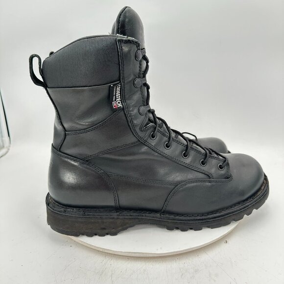 Danner 8” APB All Leather GTX Goretex Men Size 13 Black Leather Tactical Boot - Picture 4 of 13